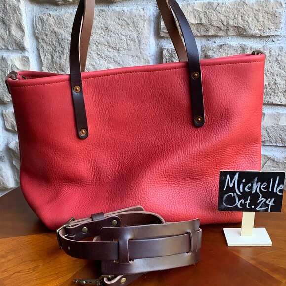 Go Forth Goods Large Crimson Avery Tote - Picture 9 of 12